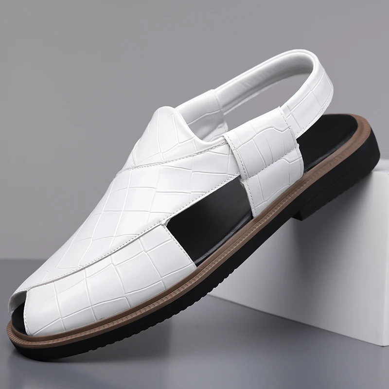 Modische, atmungsaktive Sommersandalen für Herren, verschleißfest, rutschfest, bequem, vielseitig, trendige Herrenschuhe – 2021