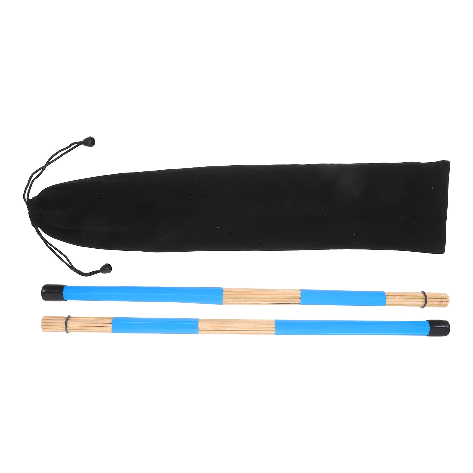 

Drum Kit Brushes Bamboo Rods Percussion Sky-blue Dowel Sticks for Folk Music Equipment
