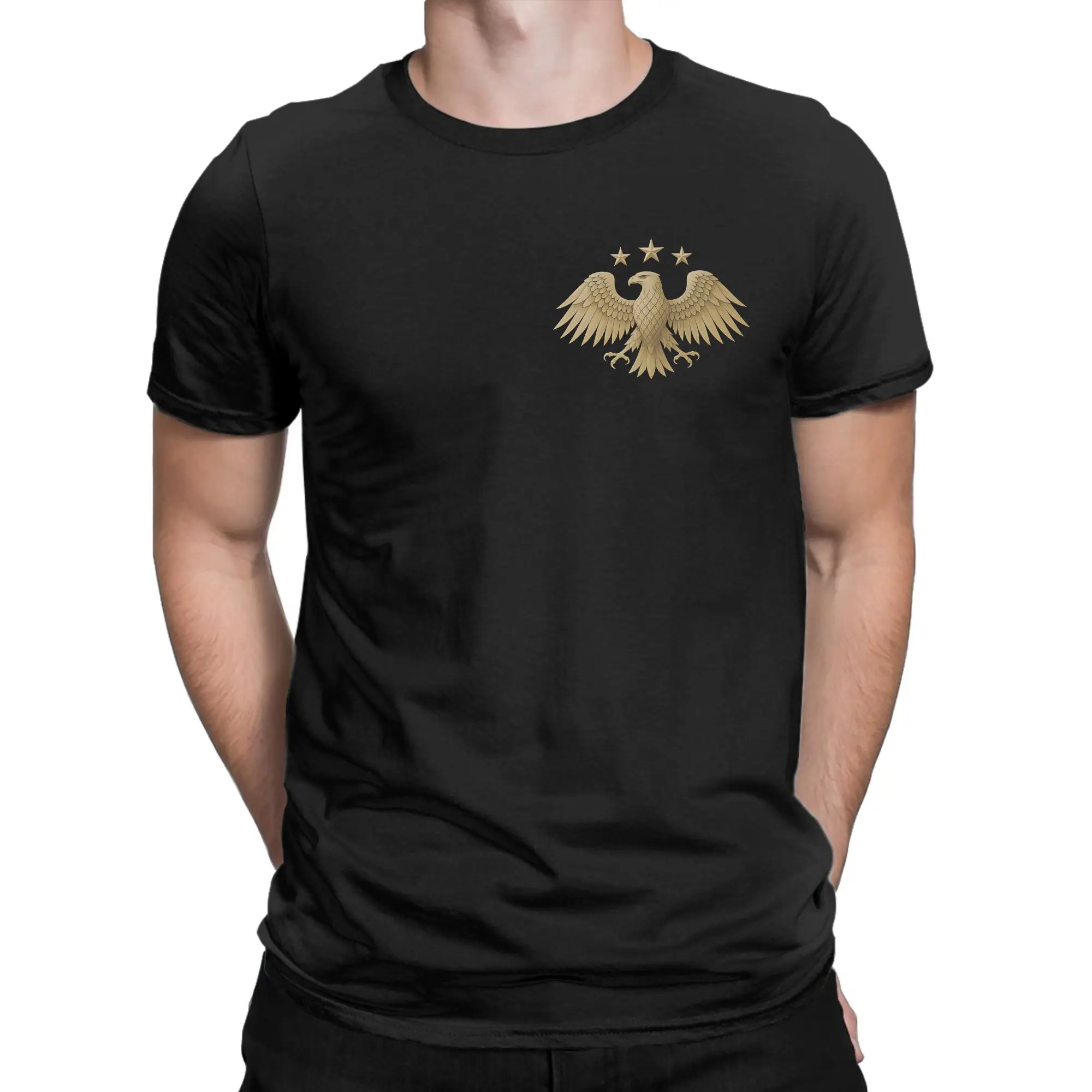 Proud Syrian  T Shirt Summer Eagle Syria Novelty T-Shirts Man 100% Cotton Round Neck Oversized Clothes Short Sleeves Funny Tops view 3