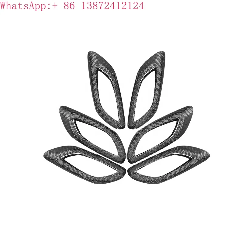 

Real Dry Carbon Fiber Side Fender Vents Air Vents Exterior Decoration Accessories for Maserati Levante SUV