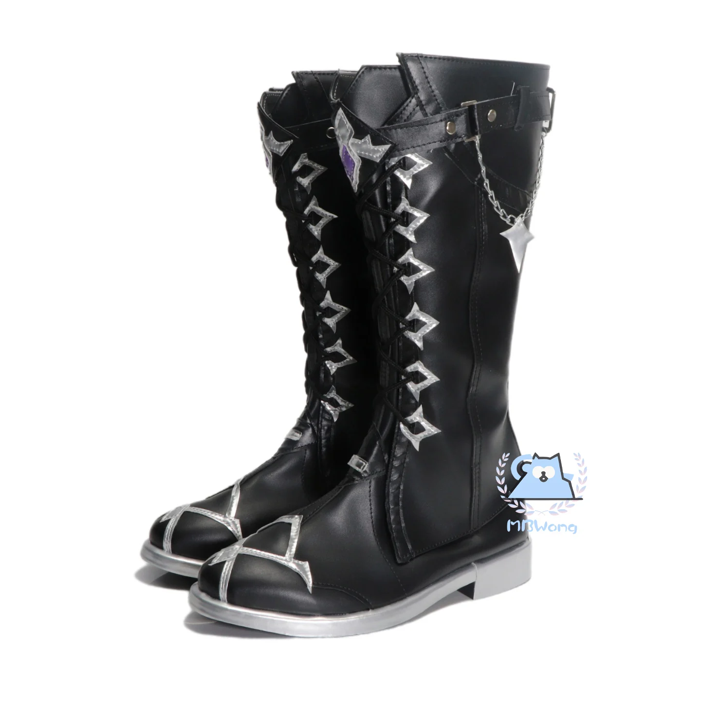 Genshin Impact Flins Cosplay Flins Scarpe Stivali Gioco Kyryll Chudomirovich Flins Lightkeepers Scarpe Furinzu Party Uomini adulti Ruolo