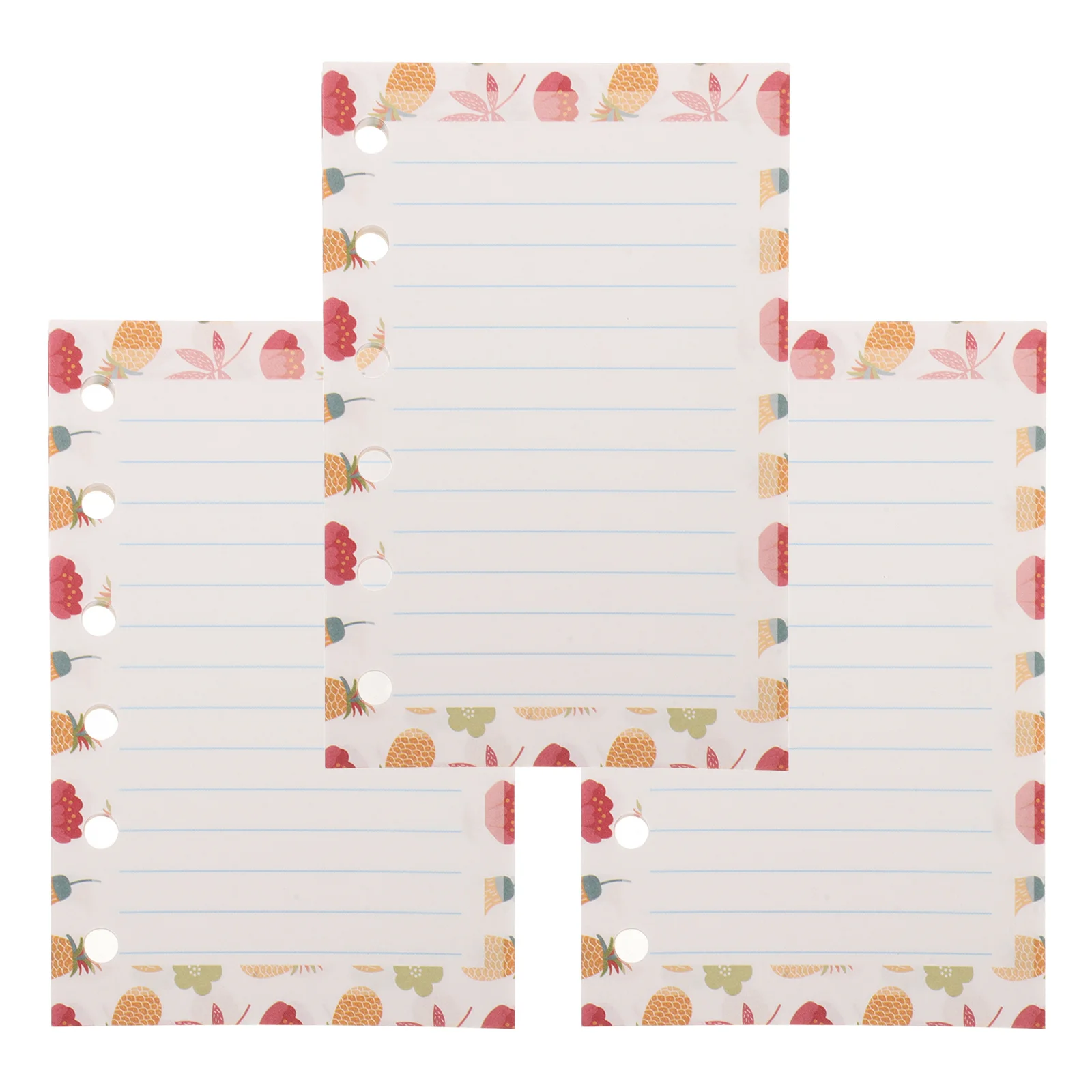 دفتر ملاحظات ورقي فضفاض مكون من 3 قطع من BUTIFULSIC للمدرسة والمنزل والمكتب والفصول الدراسية وإمدادات قرطاسية بسيطة وفعالة