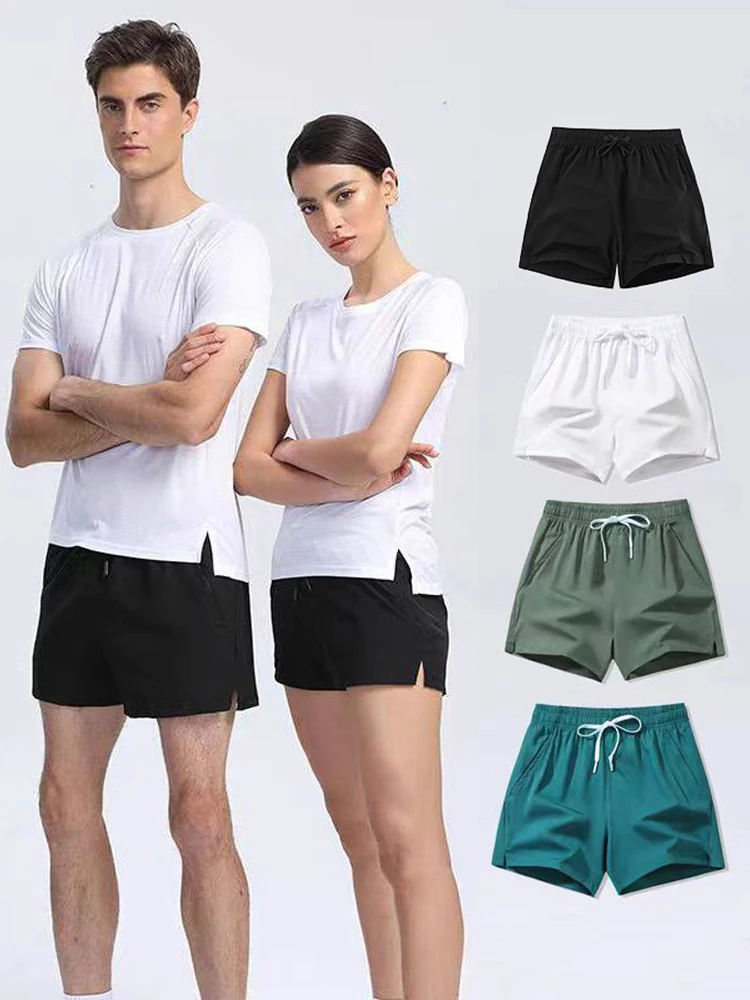 Summer Men\'s Shorts Quick Dry Fitness Training Running Sports Shorts Men Nylon/Spandex Workout Gym Short Pants Big Size