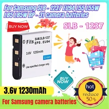 3.6v 1230mAh for Samsung SLB - 1237 EU94 L55 L55W L85 L85W BP - 31 Camera Batteries