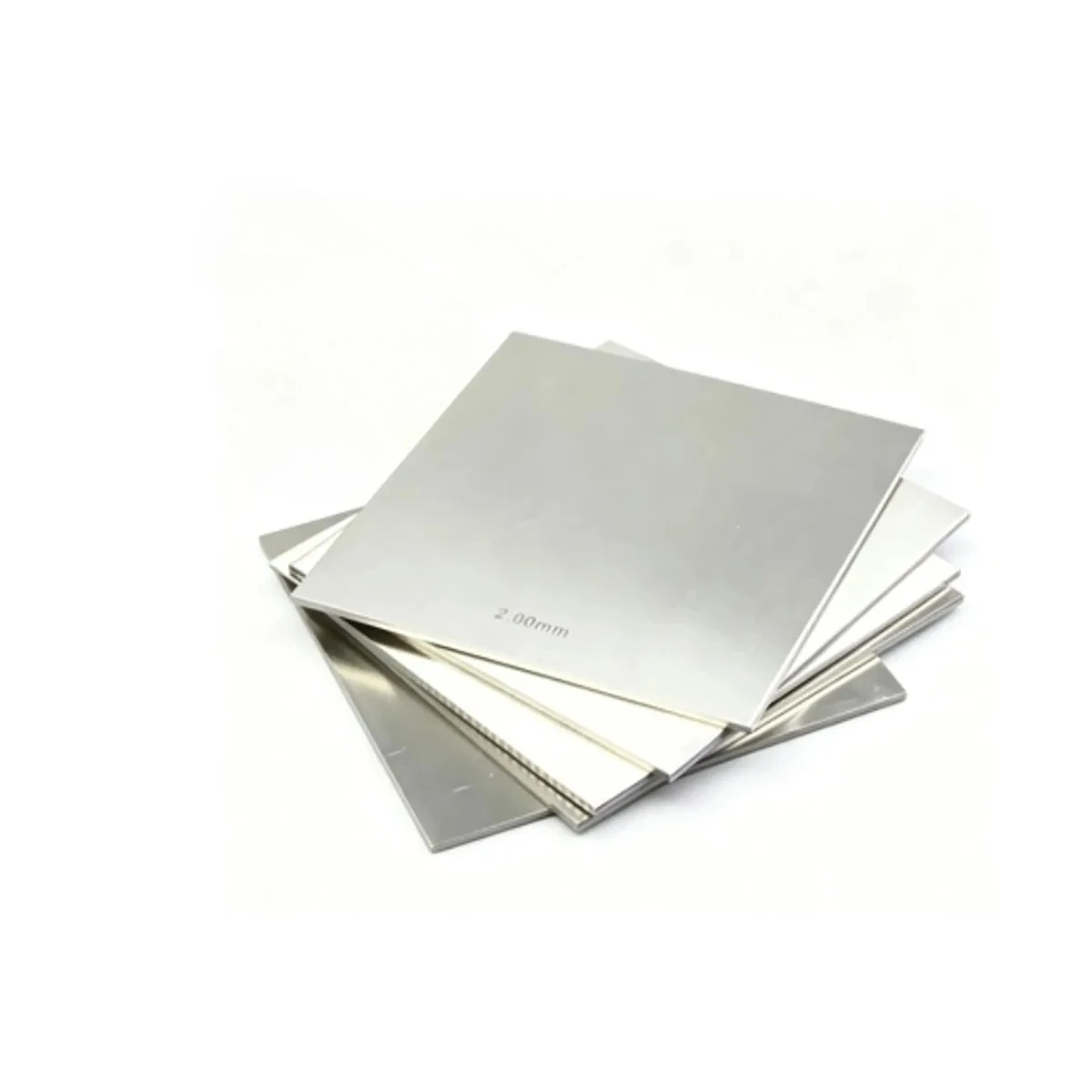 2mm Thick 316L Stainless Steel Square Sheet Plate 50×50–400×300mm High Temperature Resistant Panel Customizable Sizes