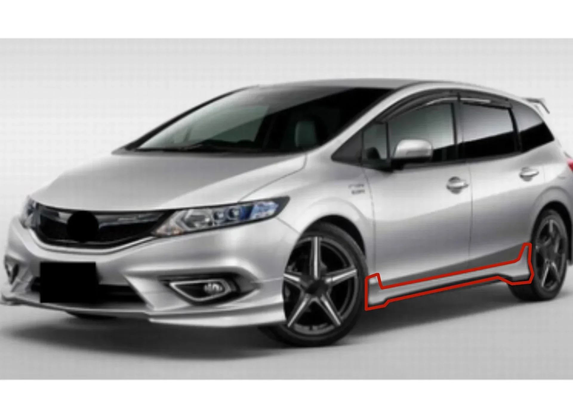 Body Kit Unpainted Front Rear Lip Side Skirt for Honda Jade Modified New Style Surround Car Accessories