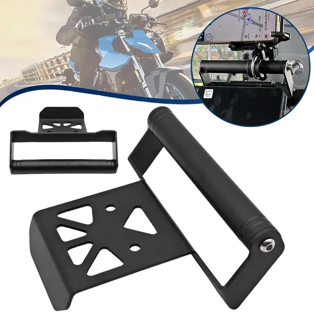 For CFMOTO 450MT Motorcycle Stainless Steel GPS Navigator Expansion Tools Bracket Multi-function Phone Base Mobile Adapter D3K6