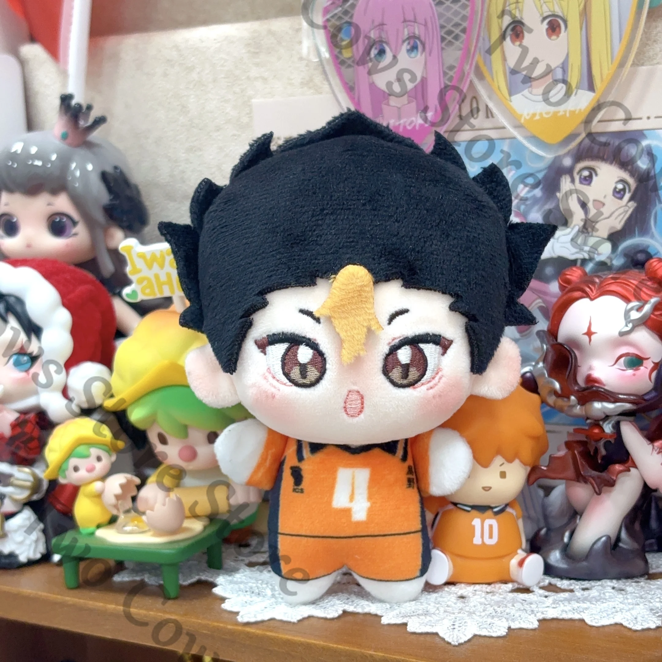 

Yu Nishinoya 10см Хлопковая кукла Nunu Body Haikyuu!! Аниме амбитус милая кукла-подвеска ​ деликатес высокого качества подарок на день рождения