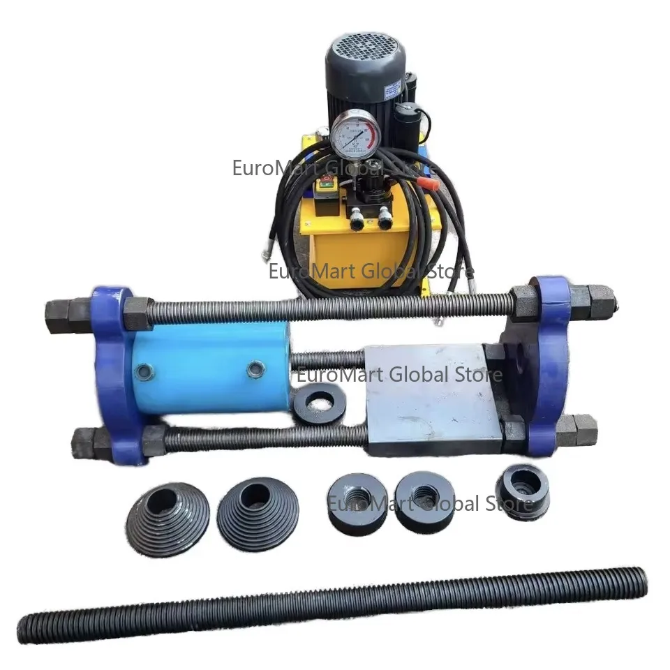 

1-70Ton Hand Power Hydraulic Master Pin Track Link Press,also Have 100T Manual Pressure Chain Machine Sanse Machinery