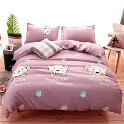 Brushed Duvet Bedding Set, Single Quilt Covers, Warm Bed Sheets, Pillowcases, Double Quilt Covers, Autumn, Winter