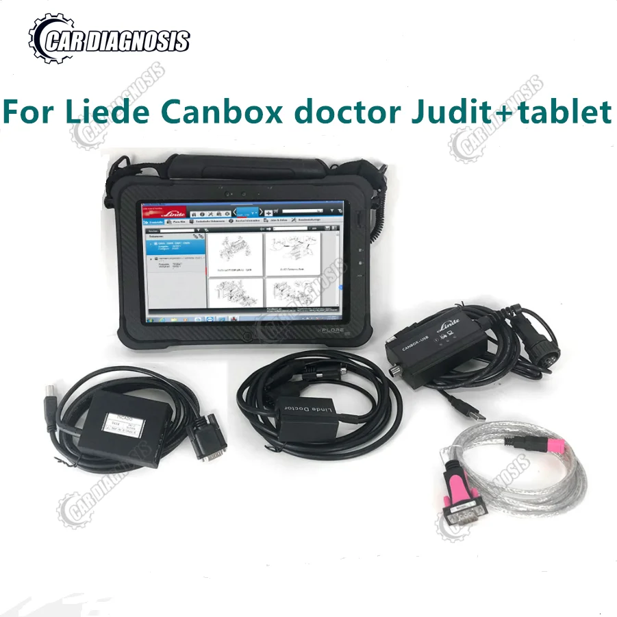 Xplore tablet+Linde canbox doctor pathfinder with Judit Incado Box Diagnostic Kit Jungheinrich JUDIT 4 forklift truck scanner