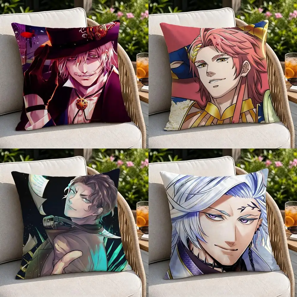 Anime Record of Ragnarok Cushion Cover Soft Square Throw Pillow Covers Set for Sofa Bedroom Car Home Decoration