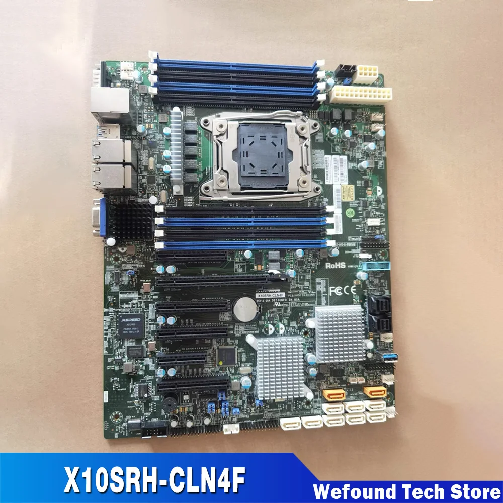 

For Supermicro Single-socket Server Motherboard Intel C612 LGA 2011 DDR4 Support E5-1600 v4/v3 E5-2600 v4/v3 Fully X10SRH-CLN4F