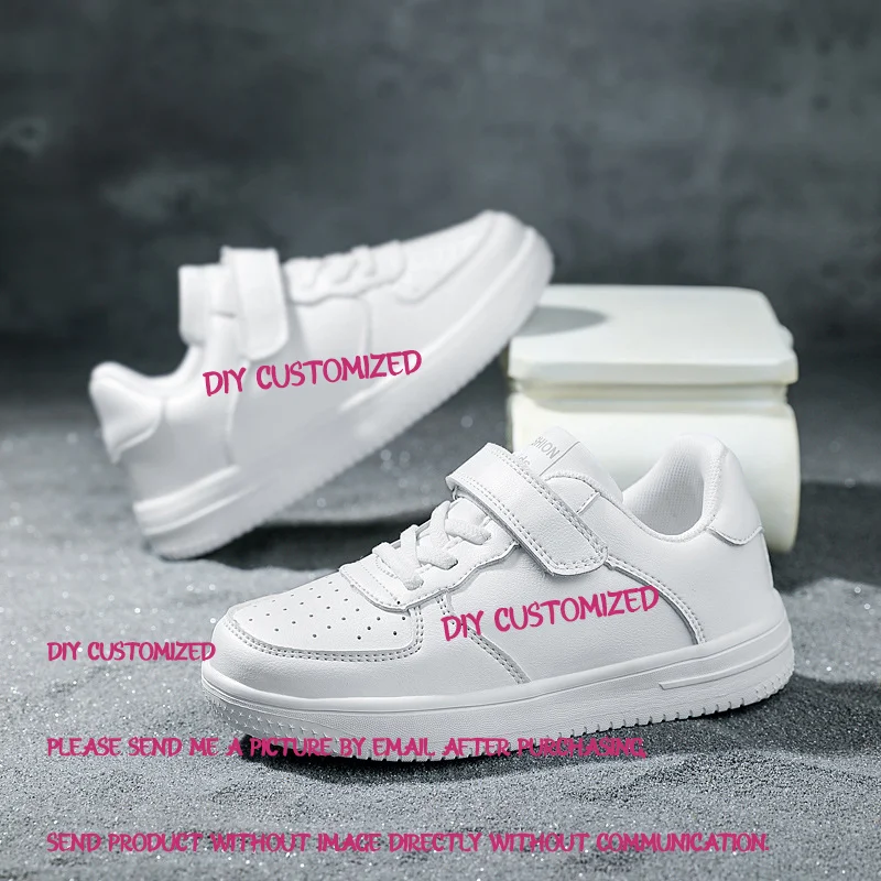 

DIY customized Shoes sneakers for children Student Casual basketball shoes Kid Sneakers girls boys Running Fashion Sports Shoes