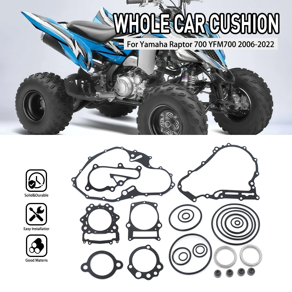 

Top End Head Gasket Kit Repair For Yamaha Raptor 700 2006-2022