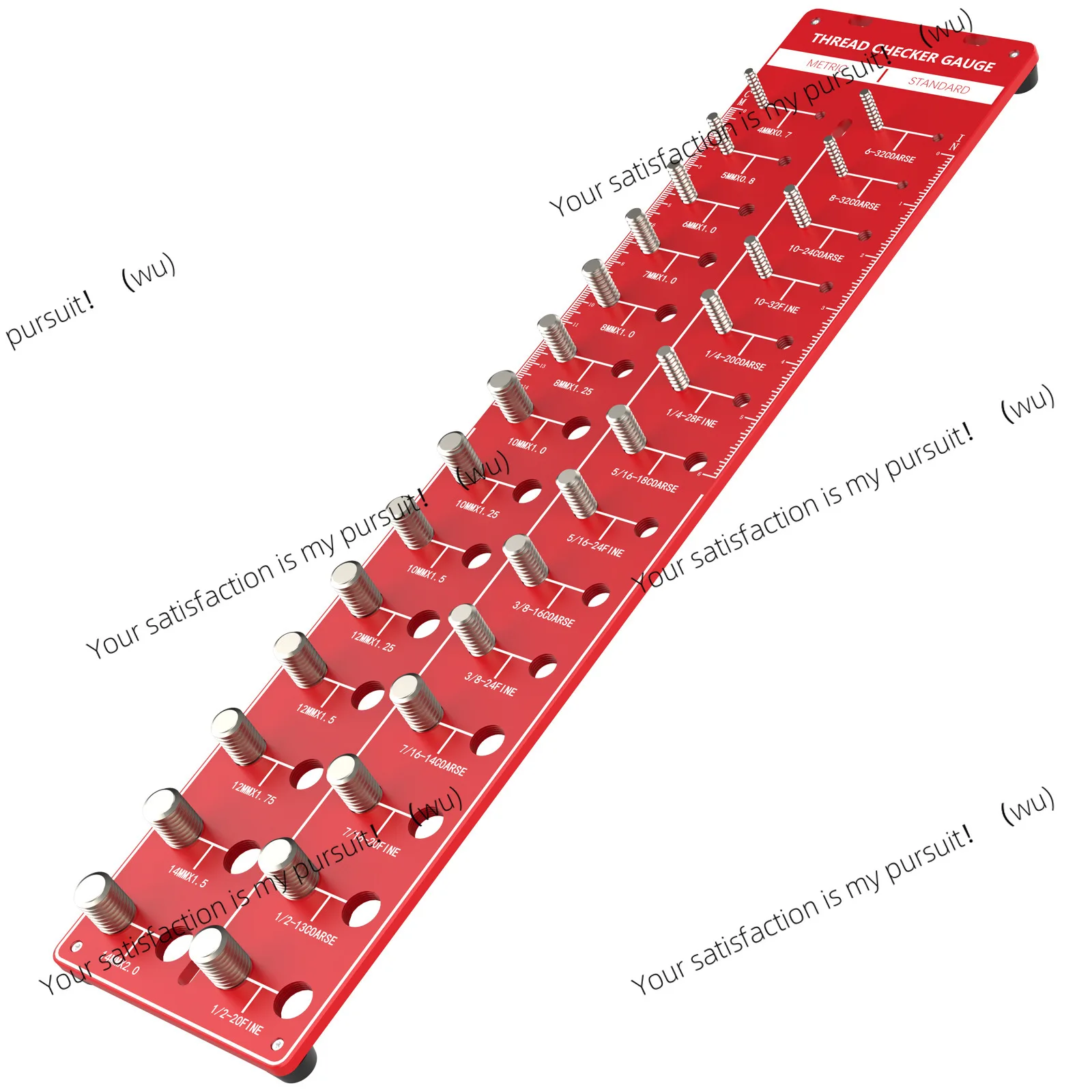 Screw Nut and Bolt Thread Checker, Screw Measurement Gauge