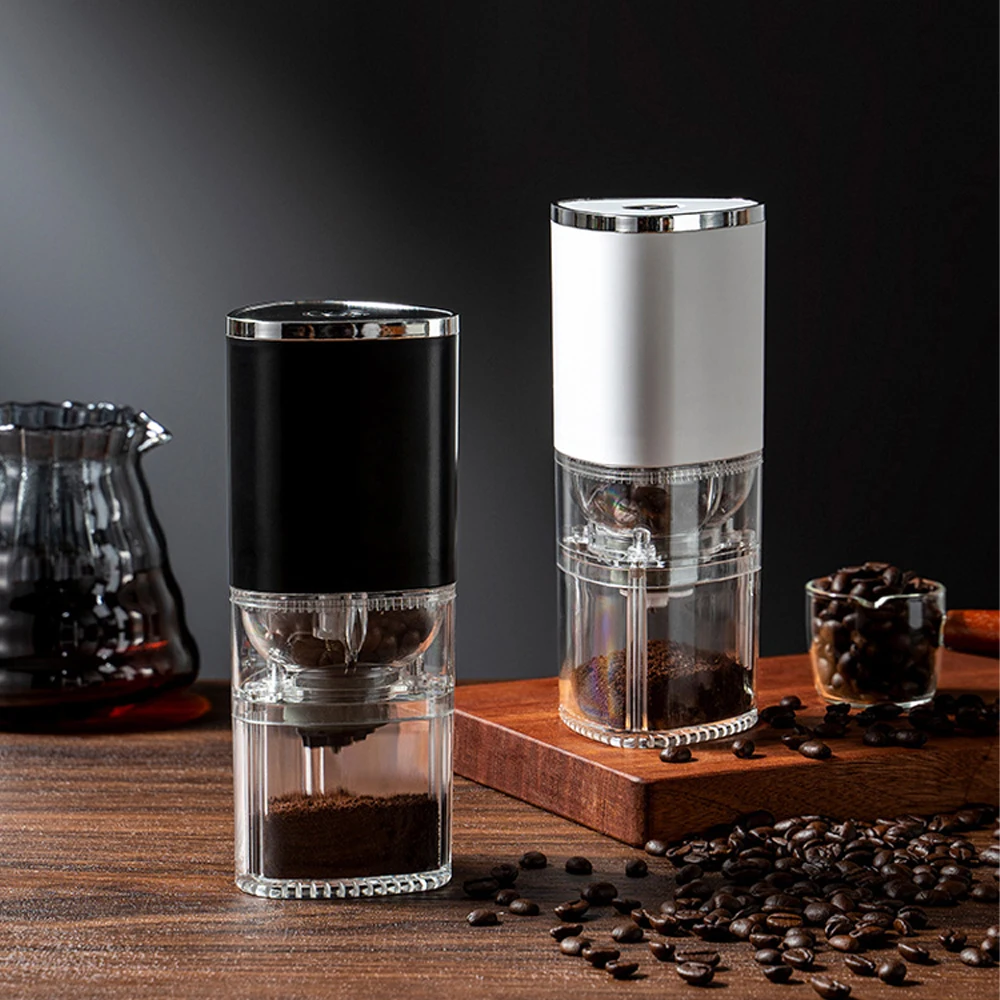 

Portable Electric Coffee Grinder USB Charge Ceramic Grinding Core Fully Automatic Coffee Beans Pulverizer Grinder For Home