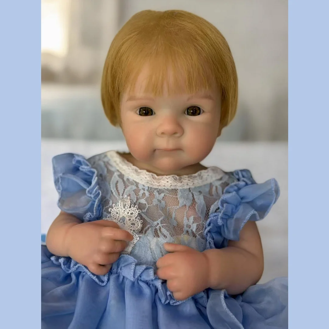 18 pouces peut ouvrir la bouche cheveux enracinés belle Bettie Silicone souple Bebe Reborn fille poupée réaliste nouveau-né fille poupées meilleur cadeau