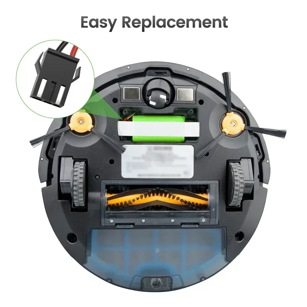 Bateria do Li-íon para a excelência de Conga, Deebot N79S, N79, DN622, Robovac Eufy, 11S, 12, X500, 950, 990, 1090, 1790, 1990, 14.4V, 6800mAh, novo