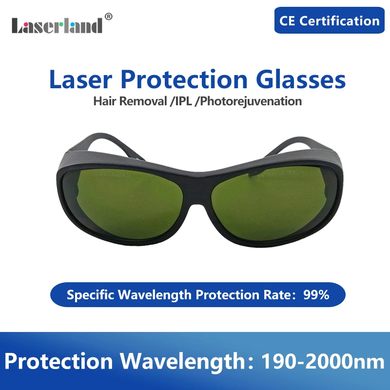 Occhiali IPL di sicurezza protezione 200-1400nm per occhiali da vista per saloni di bellezza