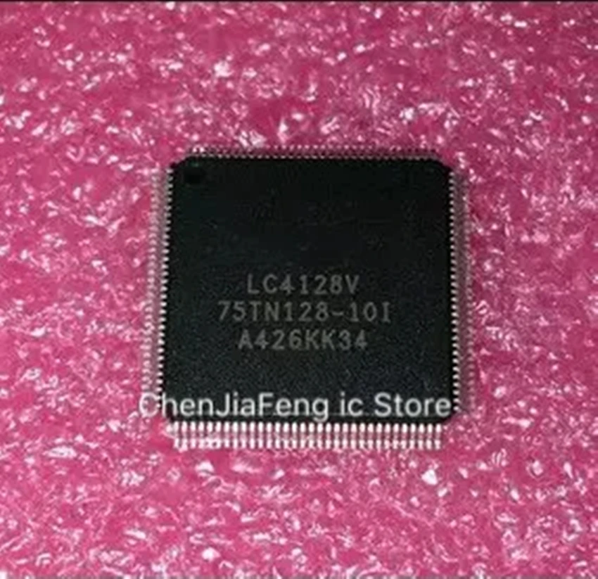 1PCS~10PCS/LOT  LC4128V-75TN128-10I  LC4128V  QFP128  New original
