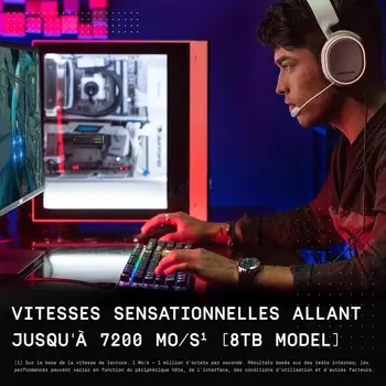 8TB SN850X NVMe interní herní SSD disk – Gen4 PCIe, M.2 2280, až 7 200 MB/s – WDS800T2X0E 10 nejlepší prodej 8TB M2 SSD - №1