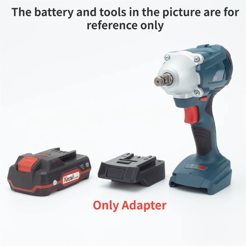 Imagem -02 - Adaptador Conversor para Bateria de Íon-lítio Lidl Parkside X20v Compatível com Ferramenta de Broca Elétrica sem Fio Bosch 18v Apenas Adaptador