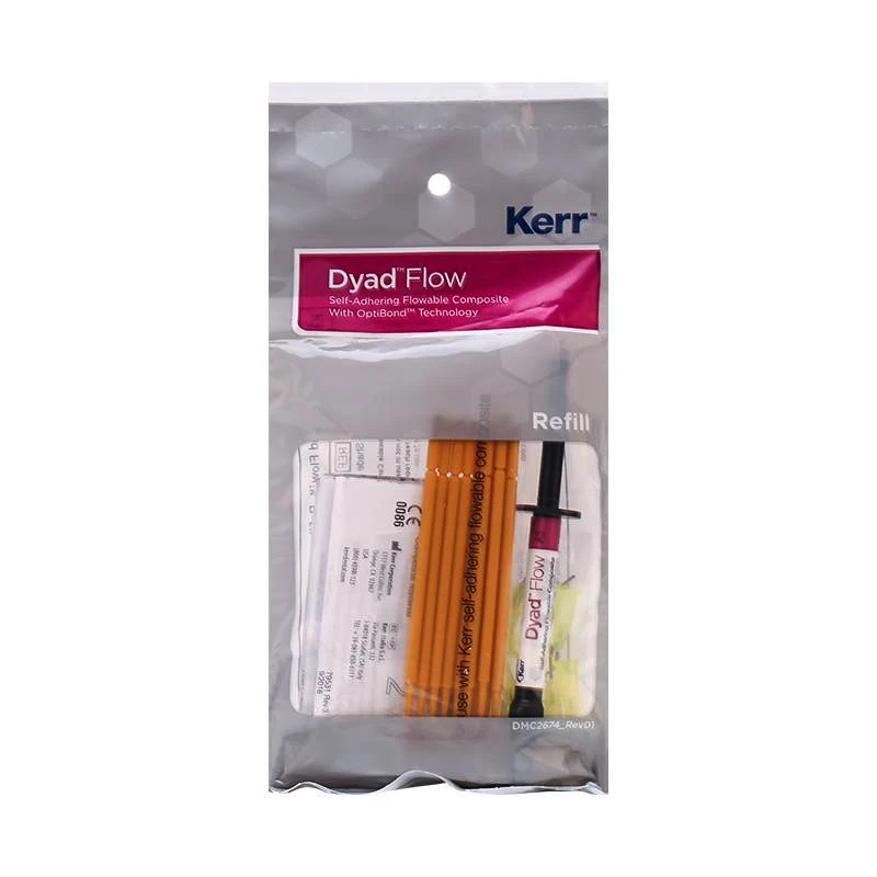 

Kerr Dyad Flow Flowable Composite Resin Repair Material/Self-adhesive Flowing Resin 2g/ vial A1/A2/A3/A3.5 Color