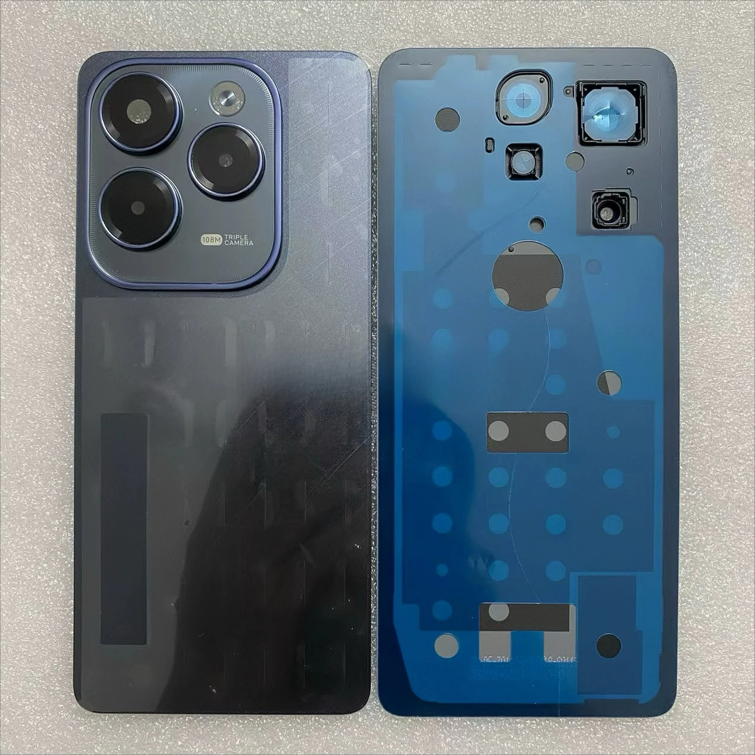 For Infinix Hot 40 Pro X6837 Battery Cover Back Panel Rear Case Replace