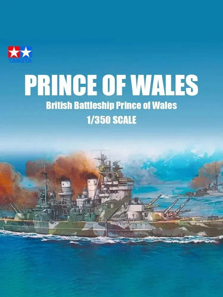 

1/350 TAMIYA Model 78011 British Battleship Prince of Wales assembly Scale diy toys Model Kit
