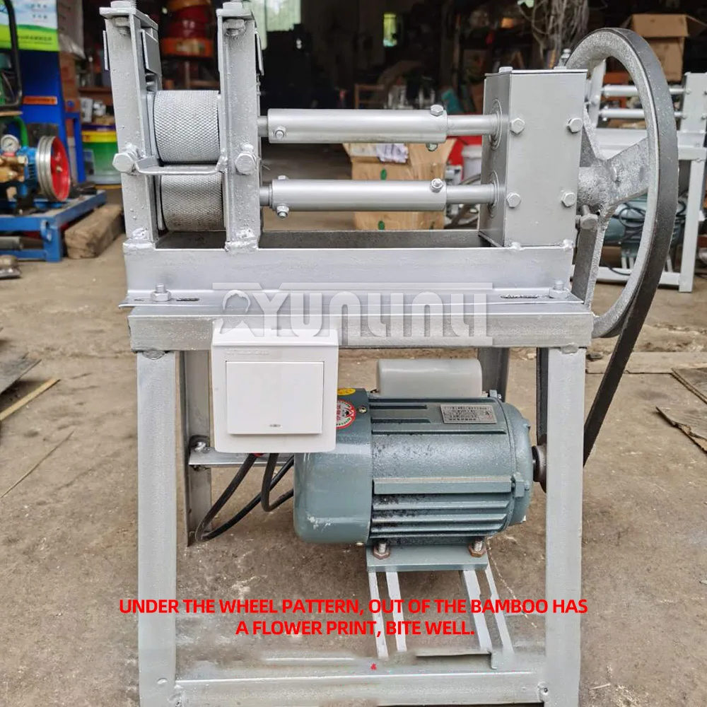 Electric Bamboo Strip Layering Machine Bamboo Breaking Machine Sheet Processing Layering Machine