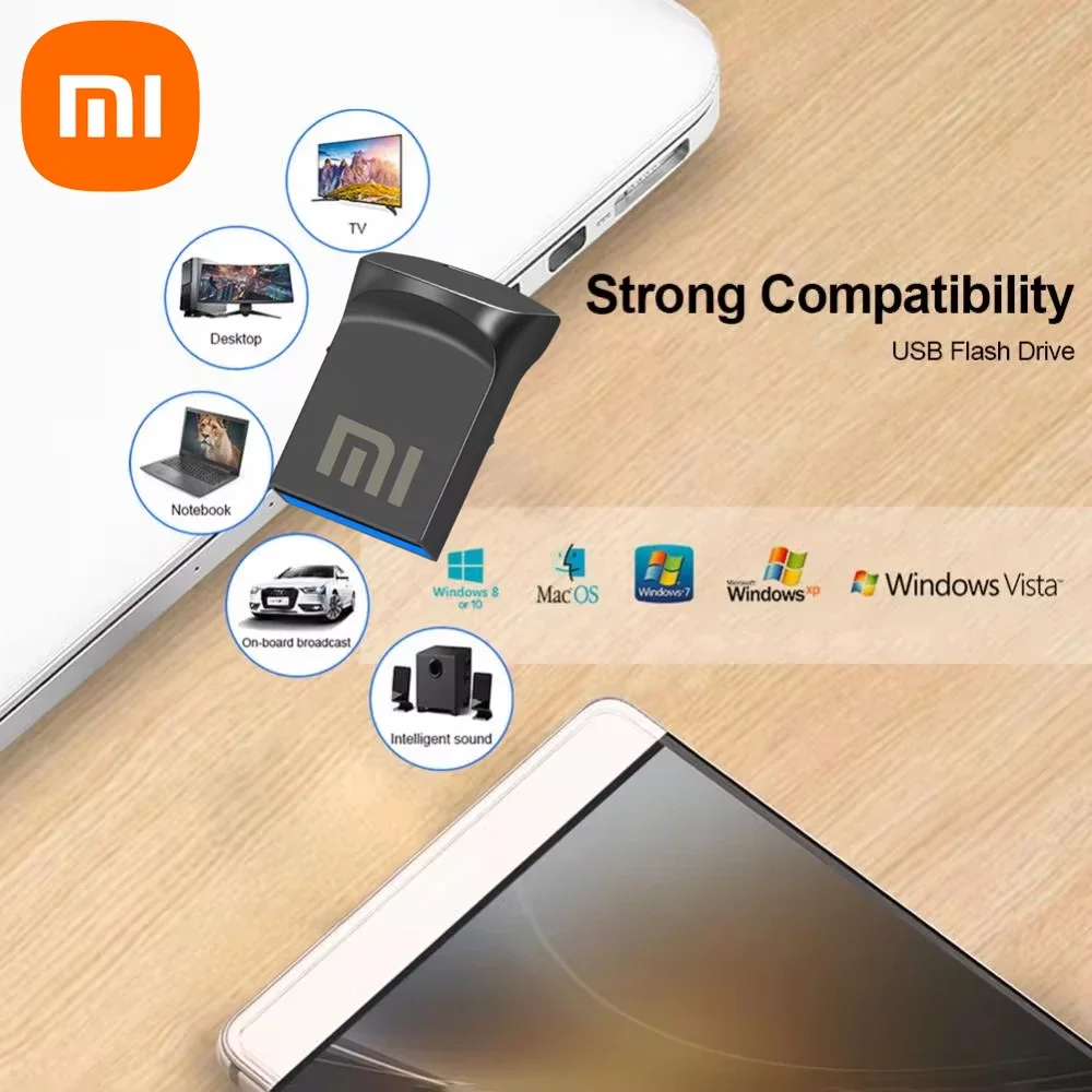 Xiaomi USB 3.2 Pen Drive Mini 2TB Metal USB Flash Drive 1TB Mobile Phone & Computer High Speed Mutual Transfer USB Memory Stick