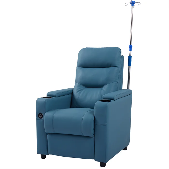 for MC274 Factory Price Comfortable Adjustable Reclining Chair Hospital Patient Transfusion Infusion Medical Recliner Sofa Chair