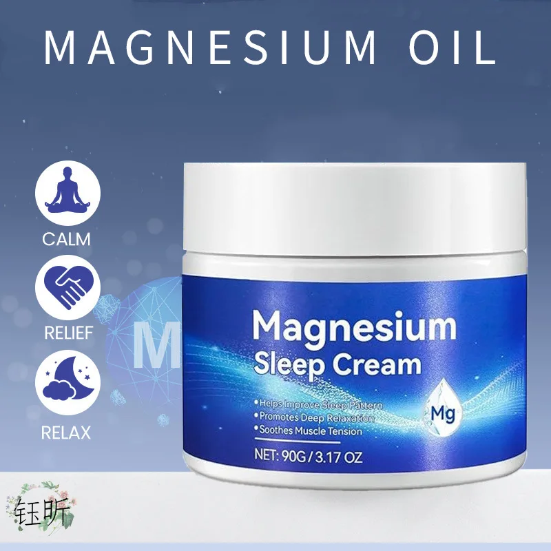 

Sleep Magnesium Cream Nighttime Face & Body Soothing Moisturizer Magnesium Lotion