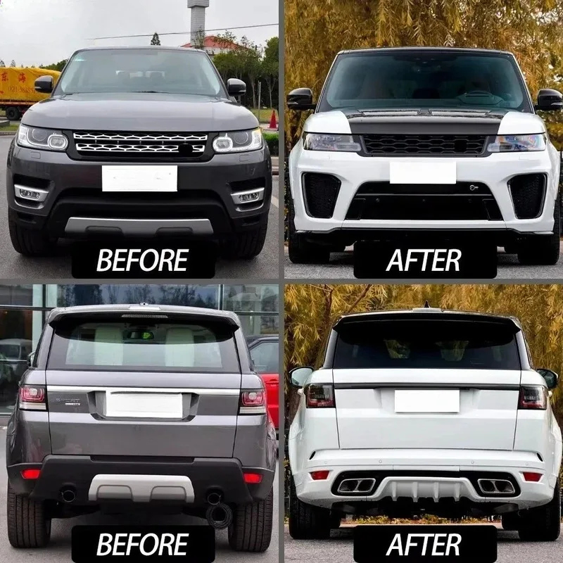 

Высококачественный комплект кузова для Sport 2014-2017 L494 Change to Sport 2020, передний задний бампер в стиле SVR в сборе