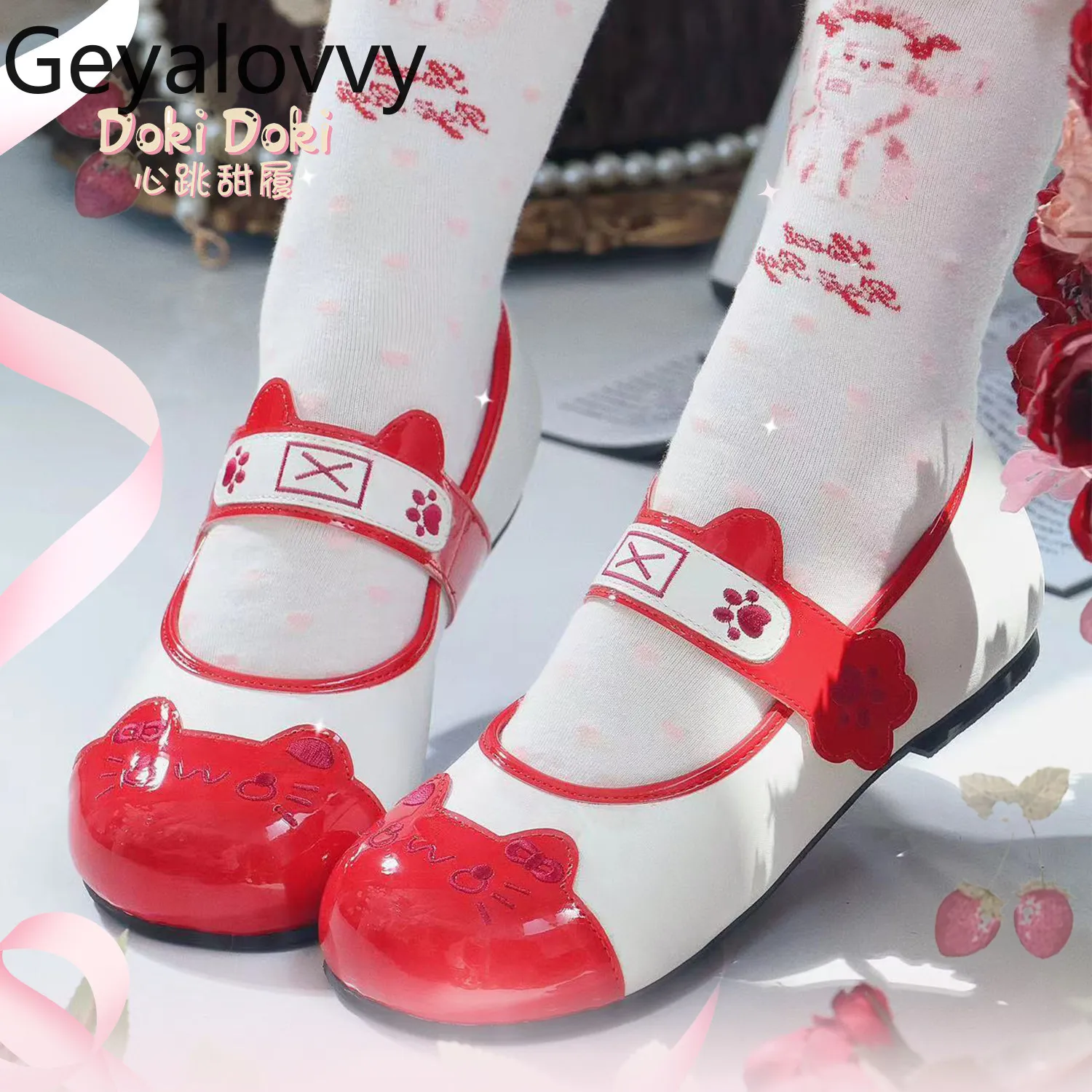 

Оригинальные туфли Мэри Джейн в стиле Лолита из натуральной кожи для женщин, новинка 2026 года, весна-осень, японский стиль, с круглым носком, на низком каблуке