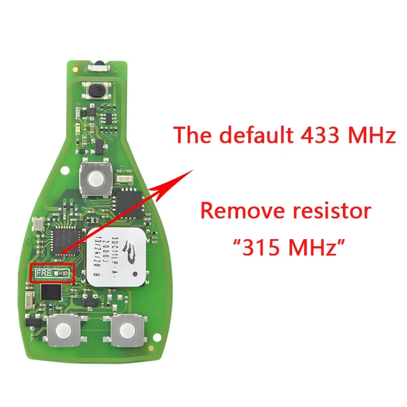 HE Xiang Car Remote Control Key For Mercedes Benz W204 W207 W212 W164 W166 W221 315/433MHz BGA Type Keyless Entry Promixity Card