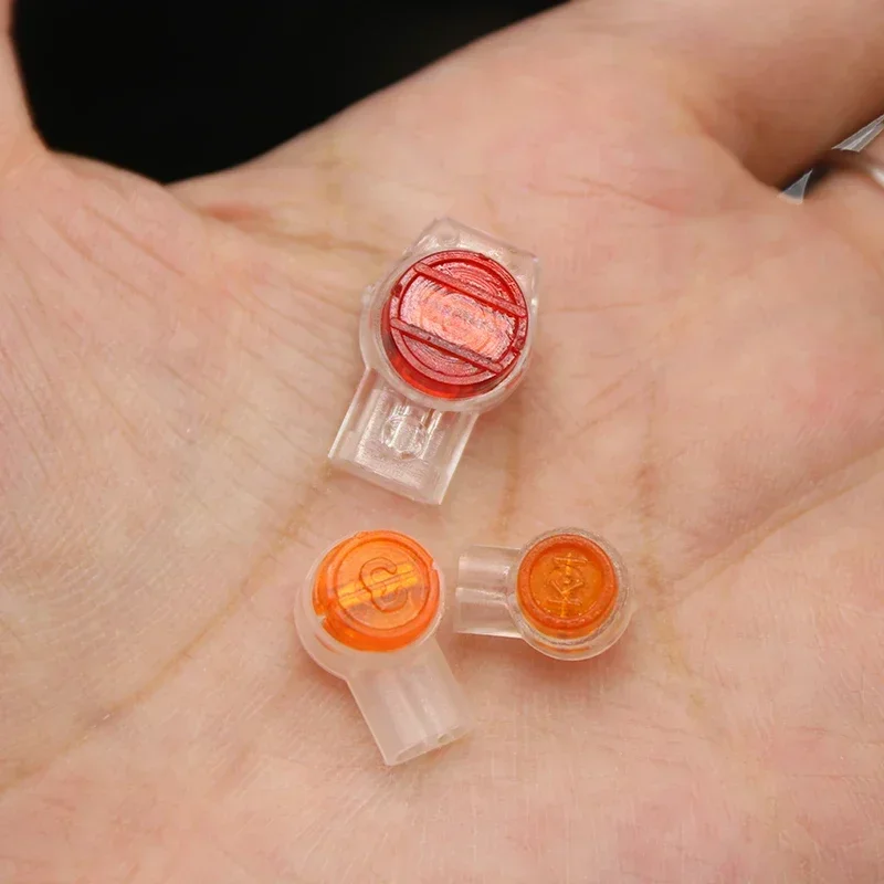 1000PCS K1 K2 K3 Wire Splice Connector Waterproof Uy Gel Filled Wire Button Connector Clear Phone Splice Network Cable