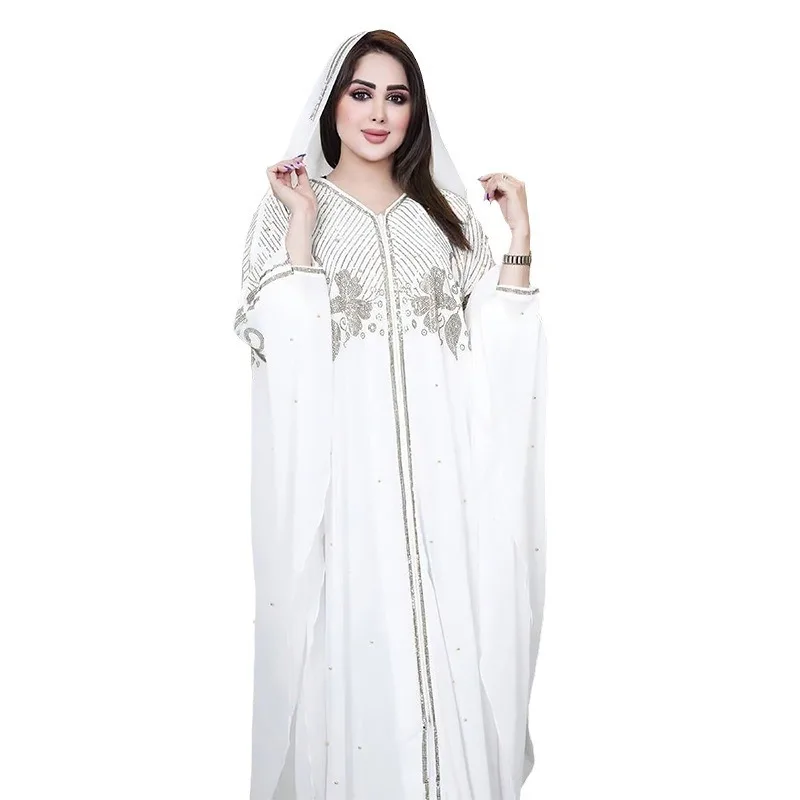 Abayas für Frauen 2024 Luxus Dubai Boubou Robe Djellaba Femme afrikanische muslimische Mode Kleid Kaftan Marocain Hochzeits feier Kleider