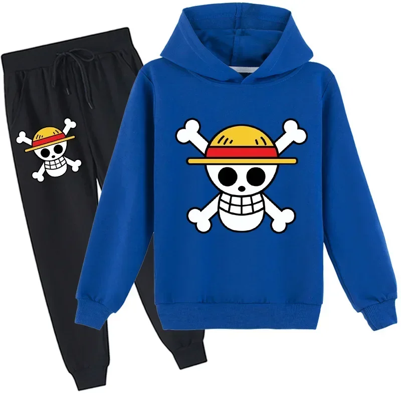 One Piece Boys Suit New Autumn and Winter Cool and Handsome Children's Sportswear Girls Sweatshirt and Trousers Two-piece Set