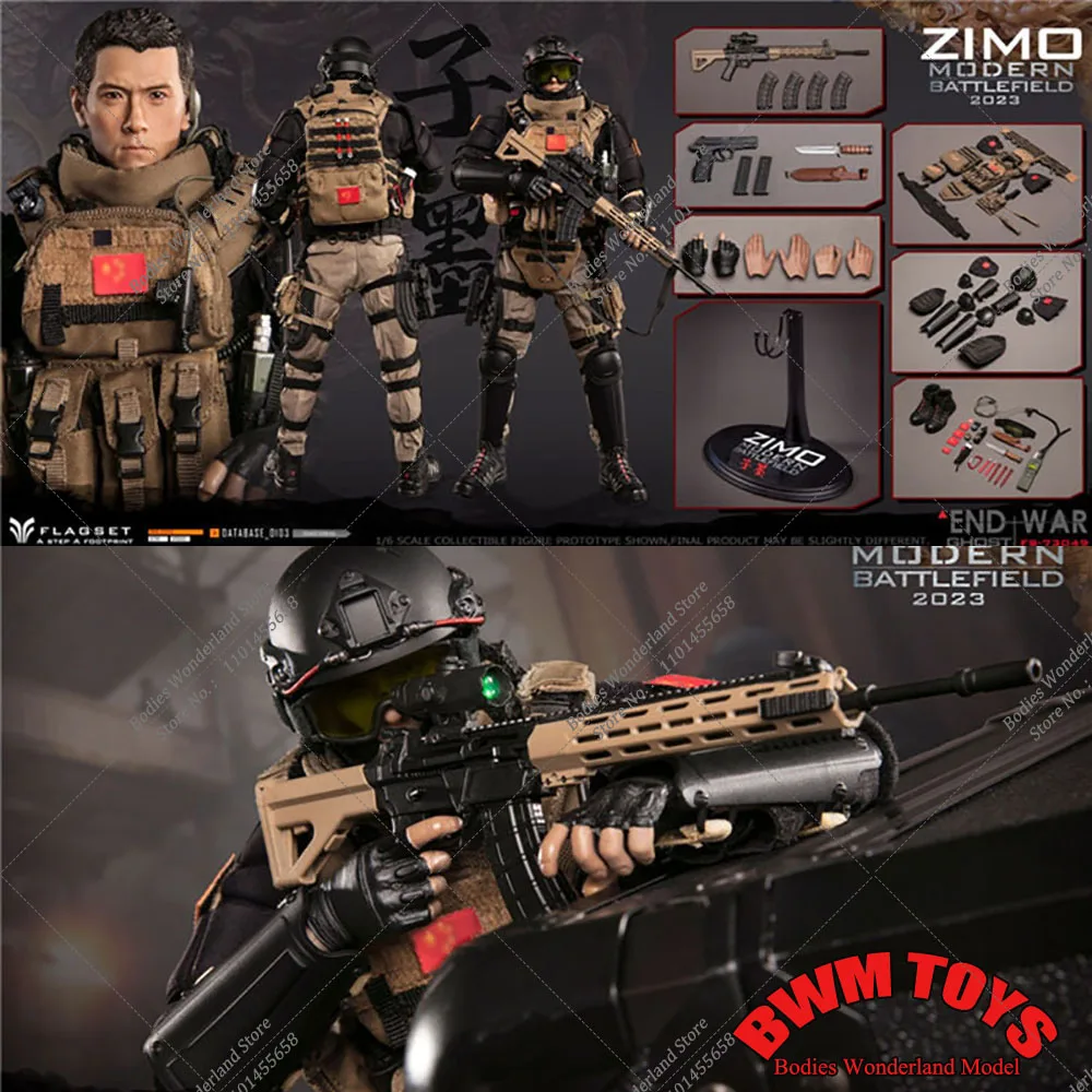 Figuras de acción del ejército de ZIMO para hombres, juguete de FS-73049, escala 1/6, moderno, campo de batalla, Death END WAR, Death Squad, en Stock