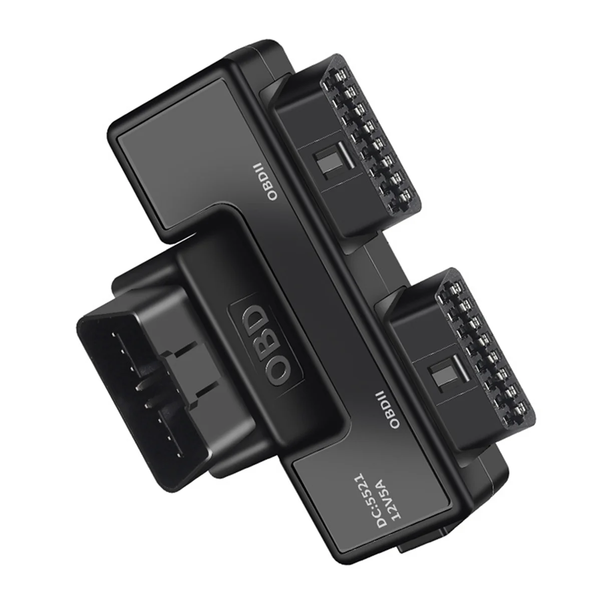 Obd2 um dividido em dois adaptador fio 16 pinos 16 núcleo obd cabo de expansão conector cabo adaptador universal dc5521-l49a