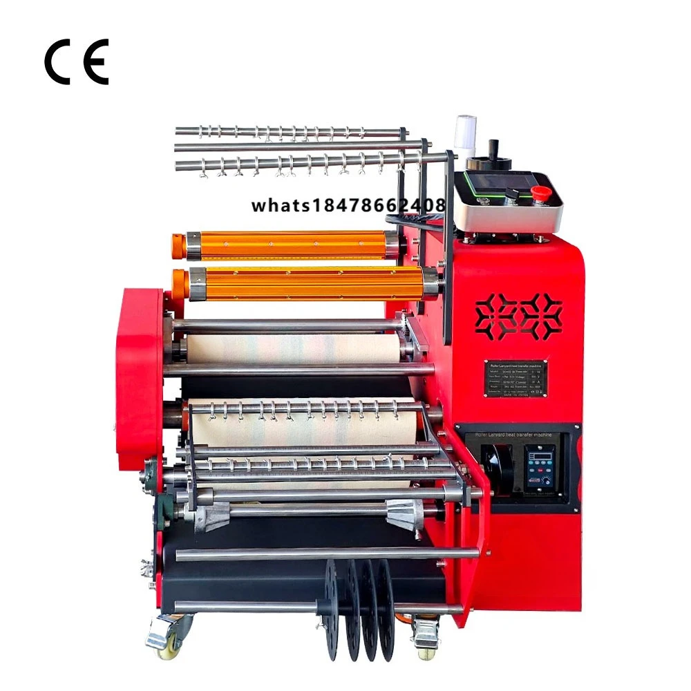 Mini Roller Heat Transfer Machine with PTFE Coated Roller Dual Side Positioning and Stable PLC Control