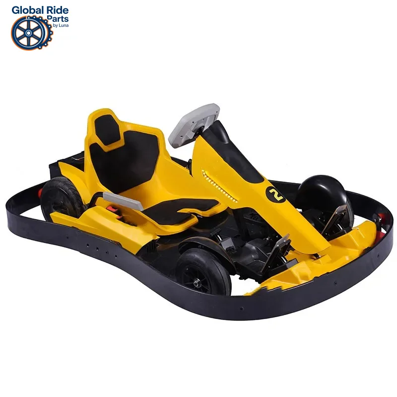 

Электрический картинг с управлением через приложение, полный комплект 36 В с родительским таймером и регулируемой скоростью, емкостью 220 фунтов для семейных развлечений на открытом воздухе