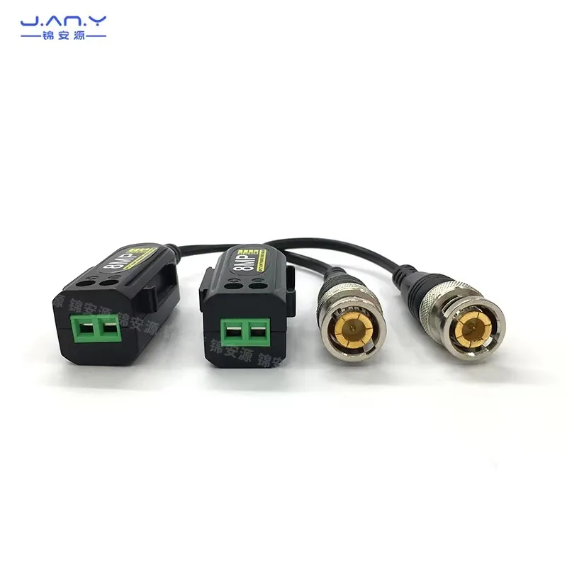 4K screw terminal HD transmitter 2KV level lightning protection coaxial twisted pair anti-jammer monitoring BNC connector