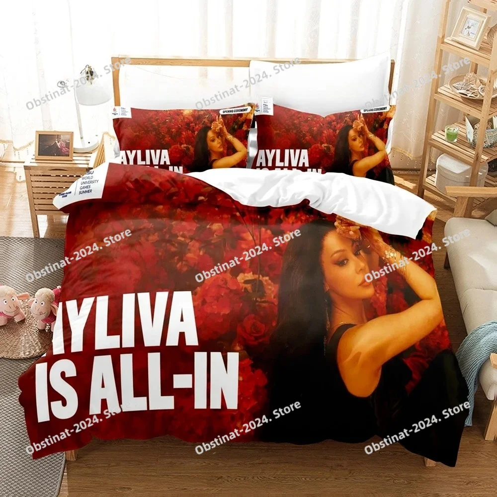 

Ayliva Bedding Set Single Twin Full Queen King Size Bed Set Teenagers Bedroom Duvetcover Sets Fashion Bed Sheet Set Ayliva