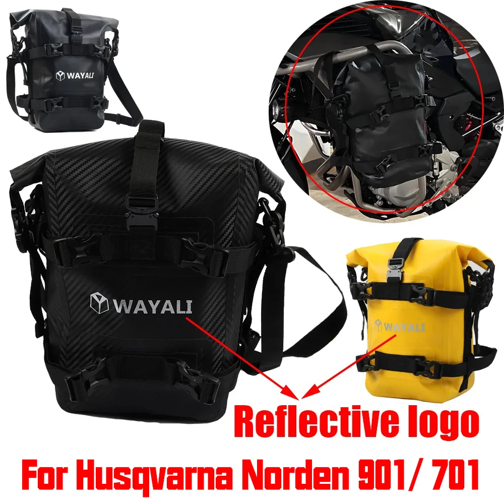 

For Husqvarna Norden 901 Norden901 701 Enduro SM Motorcycle Frame Crash Bars Bag Waterproof Riding Luggage Bag Tool Storage Bags