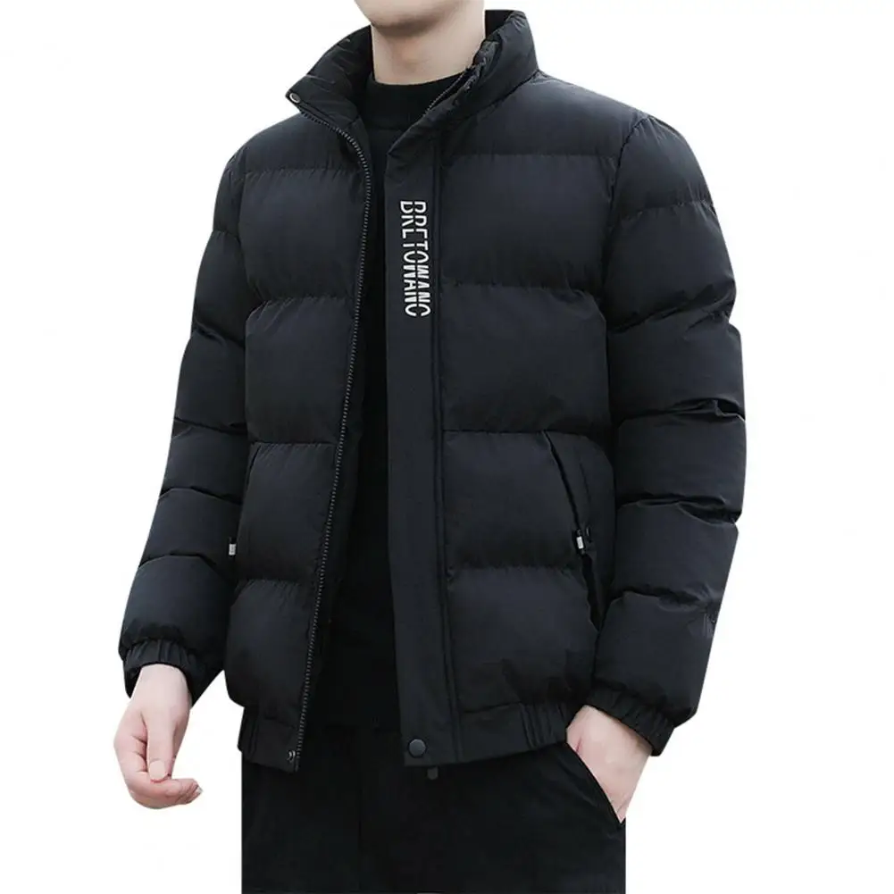 Abrigo de algodón de moda para hombre, chaqueta gruesa, acolchada, ligera, holgada, versión coreana, elegante, Invierno