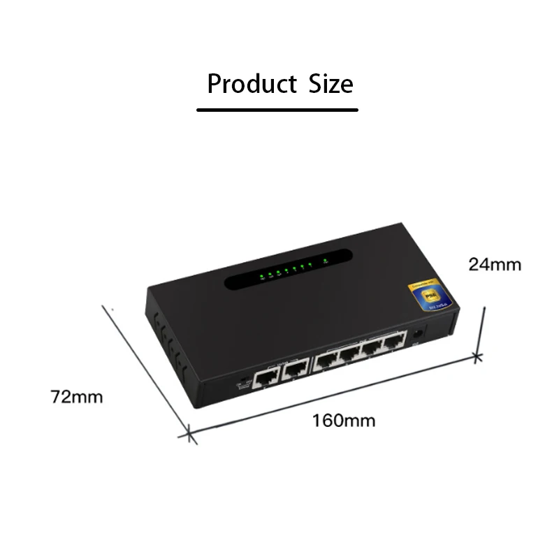 Adaptador de carga de juegos RJ-45, conmutador LAN de 100 Mbps, POE, Extensor LAN Ethernet, HUB LAN, interruptor para compartir, Plug and Play, 10/100 mbps