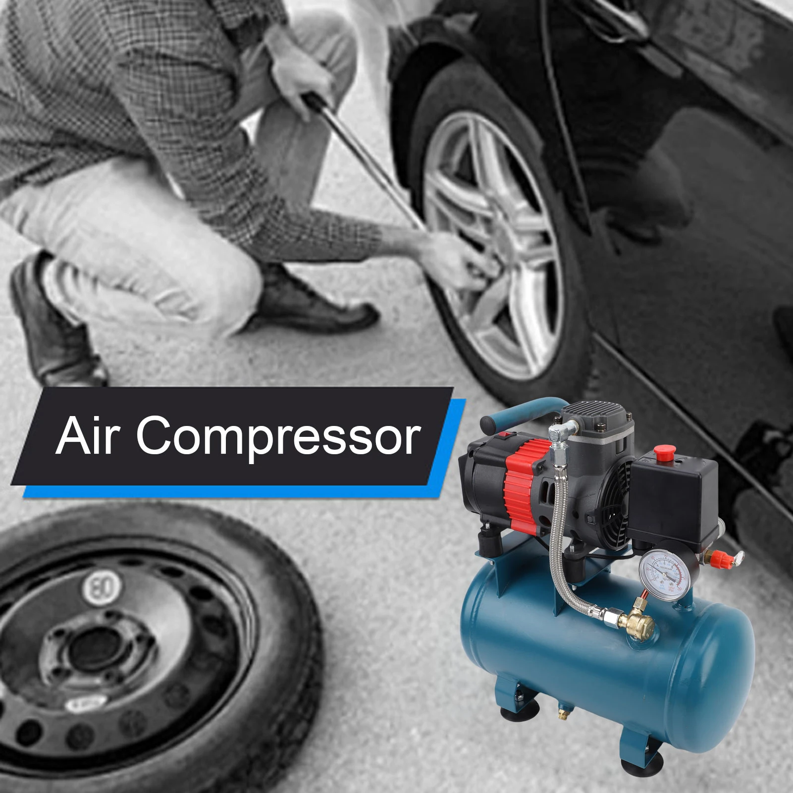 Battery Powered Air Compressor Fit for BL1830B BL1840B BL1850B BL1860B BL1815 BL1820 BL1825 194309 1 194205 3 6L Air Compressor